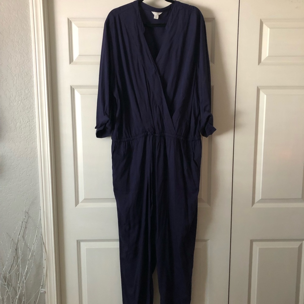 Navy Blue Jumpsuit